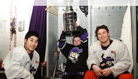 Curry College Hockey Team Partners with TEAM Impact, Names 12-year old Sean Bennett Honorary Captain