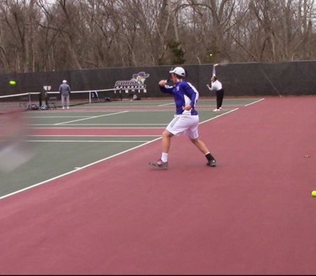Men's Tennis Topped By Nichols in Conference Play, 7-2
