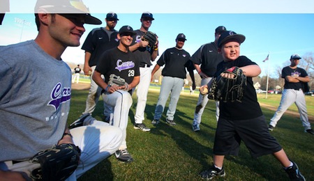 Curry College Baseball Team Partners with Team IMPACT, 