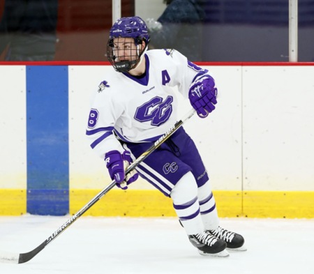 Heisinger Named as Commonwealth Coast Conference Hockey Player of the Week
