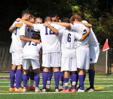 Men's Soccer Edged at CCC Rival Roger Williams 2-1 in Double Overtime
